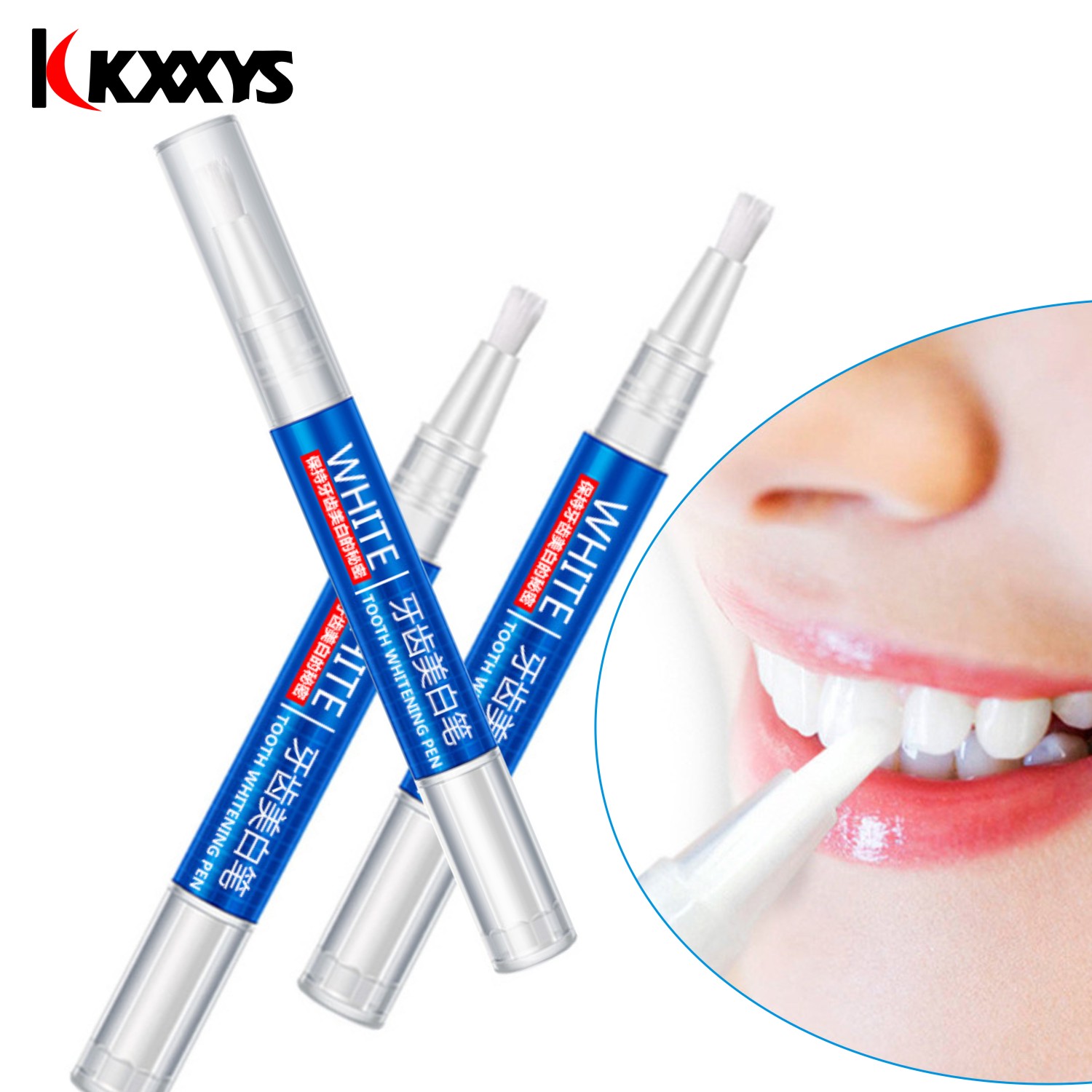 Teeth Whitening Gel Pen - 2 adet * 3ml popüler beyaz