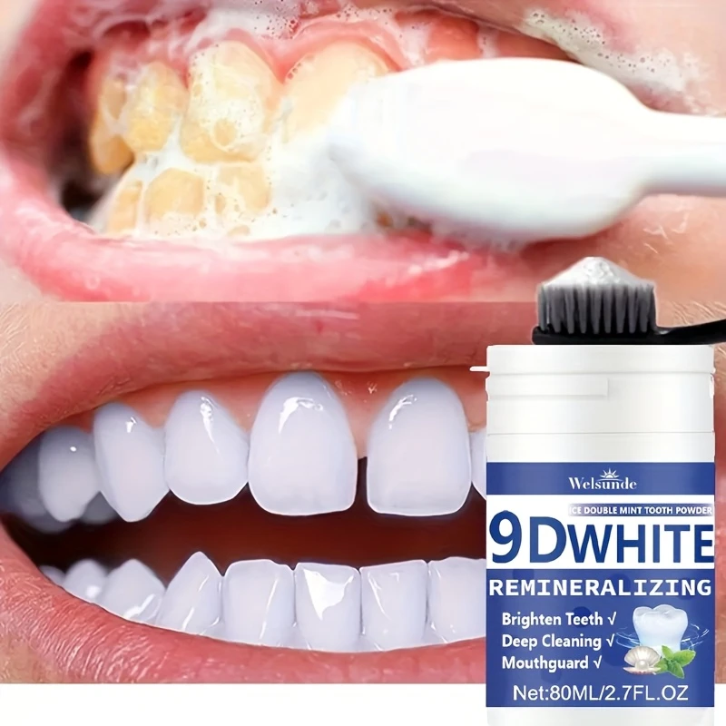 Teeth Whitening Co - 9D Beyazlatıcı Hidroksiapatit Diş Tozu, Diş