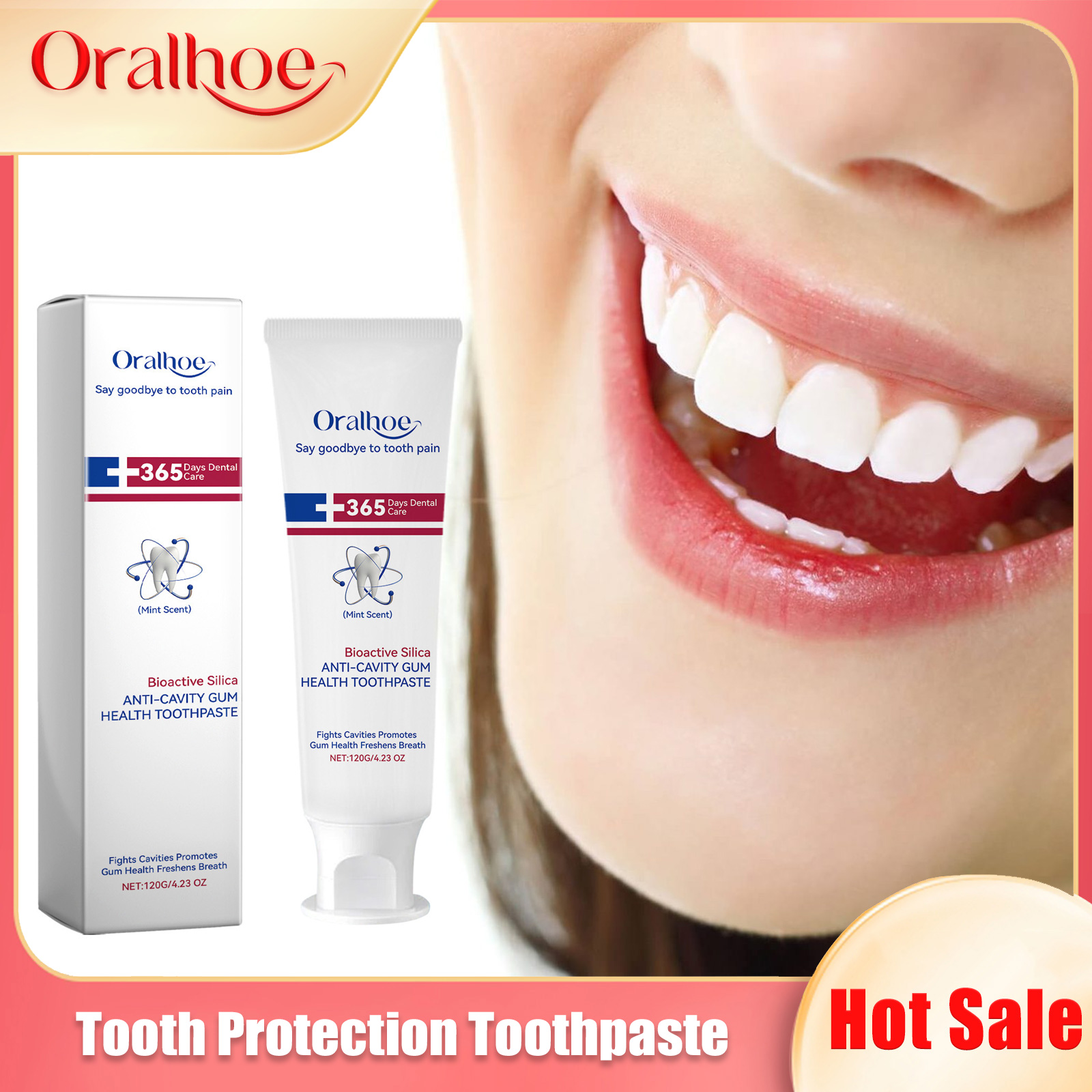 Teeth Whitening Foam Toothpaste - Beyazlatma probiyotikler diş macunu diş taş