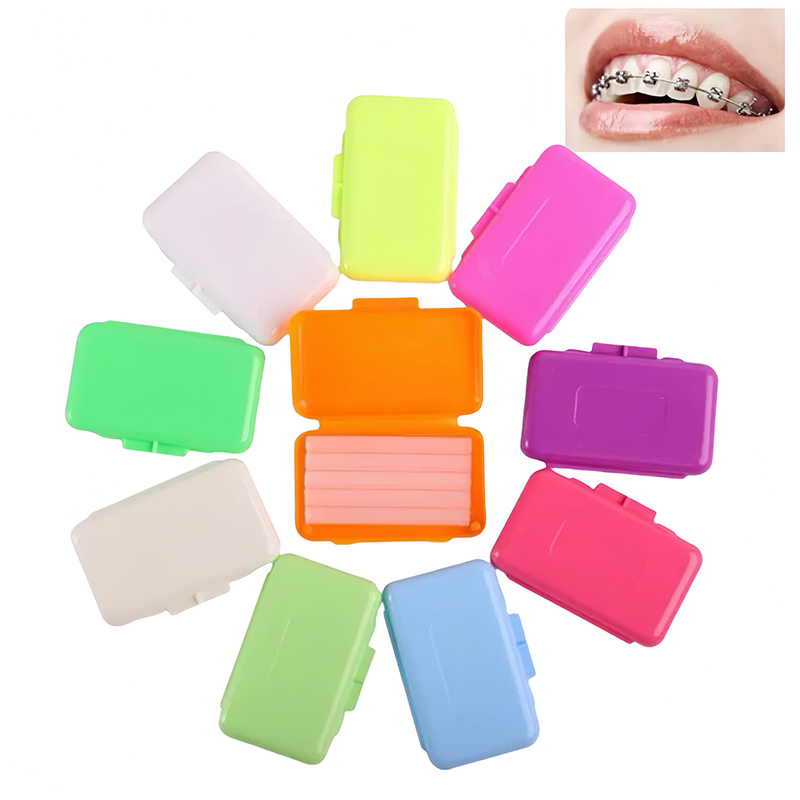 Teeth Whitening With Braces - 10 adet Diş Ortodontik Rahatlatıcı Balmumu