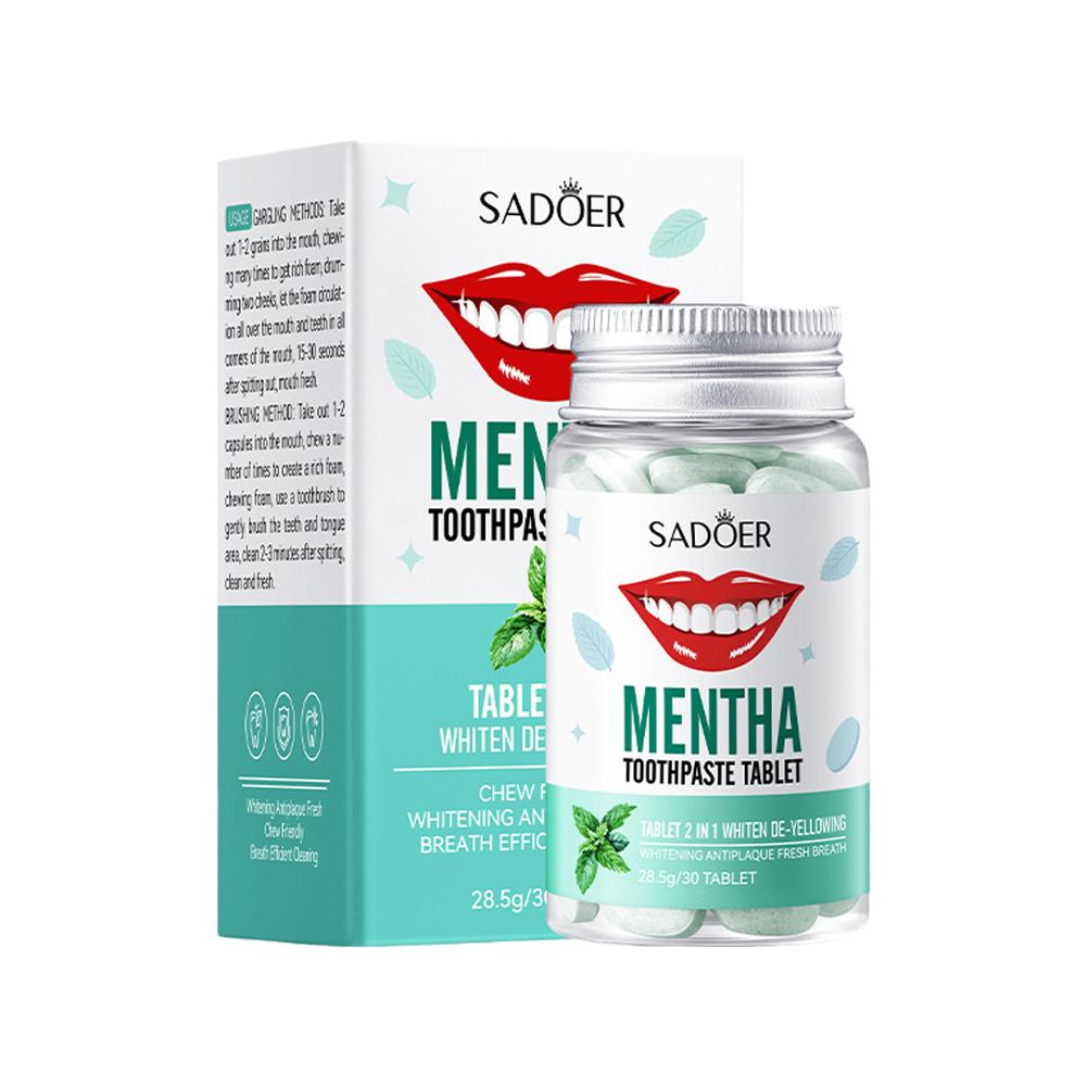 Teeth Whitening Ulta - Nane Katı Diş Macunu Tabletleri Nane