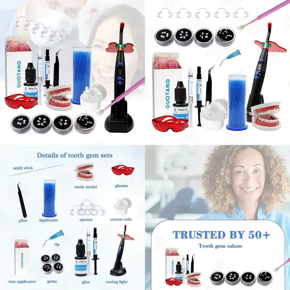 【CHIMU HOME】 Profesyonel DIY M - Tooth Gem Kit incelemesi ve fiyatı