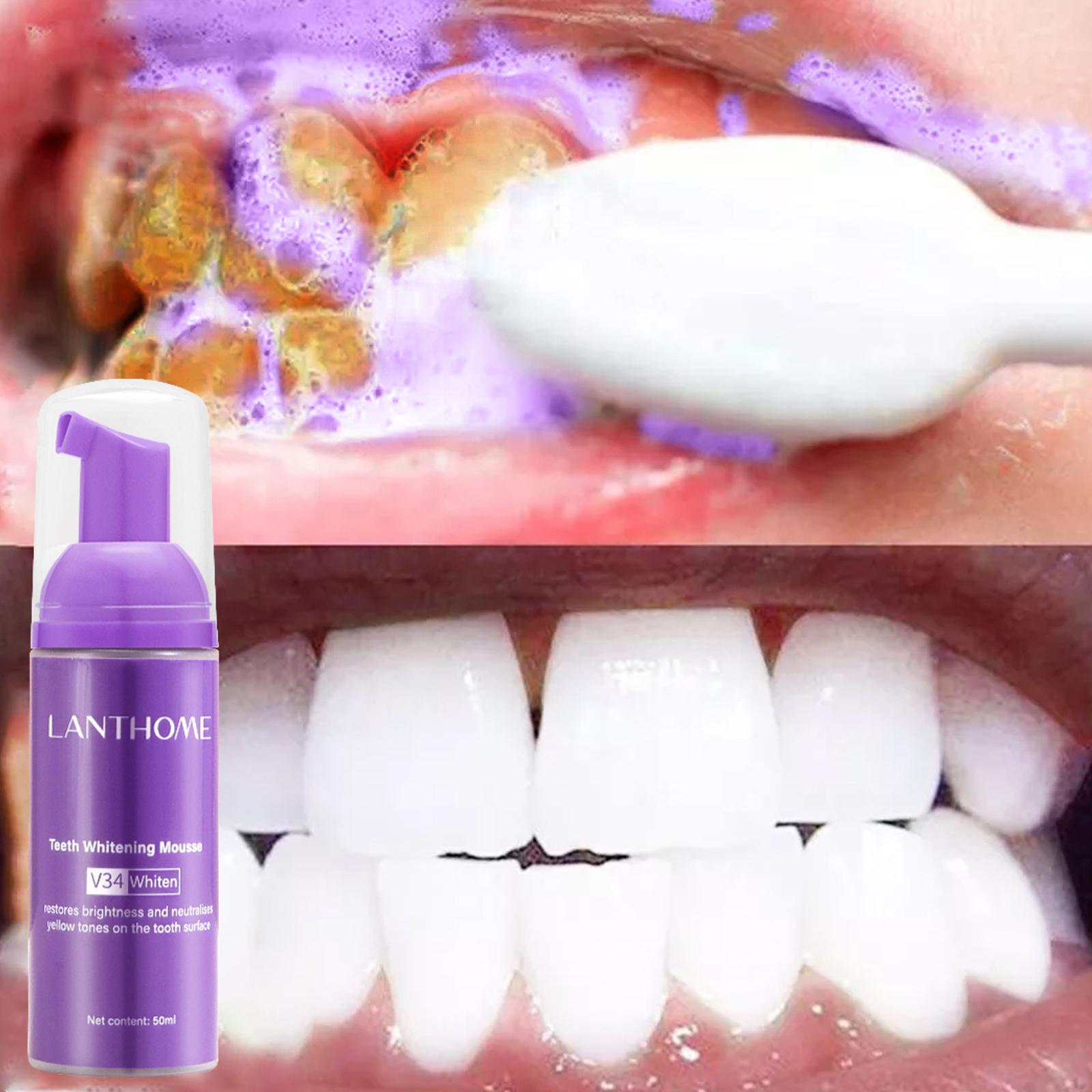 50MLTeeth Beyazlatma Köpüğü Le - Teeth Whitening Foam Toothpaste incelemesi ve fiyatı