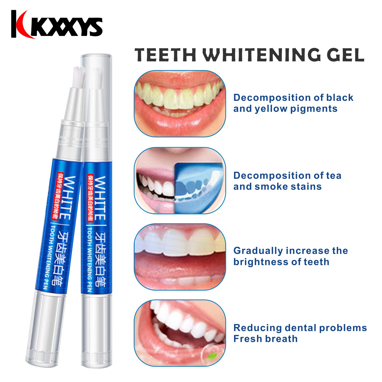 2 adet * 3ml popüler beyaz diş - Teeth Whitening Gel Pen incelemesi ve fiyatı