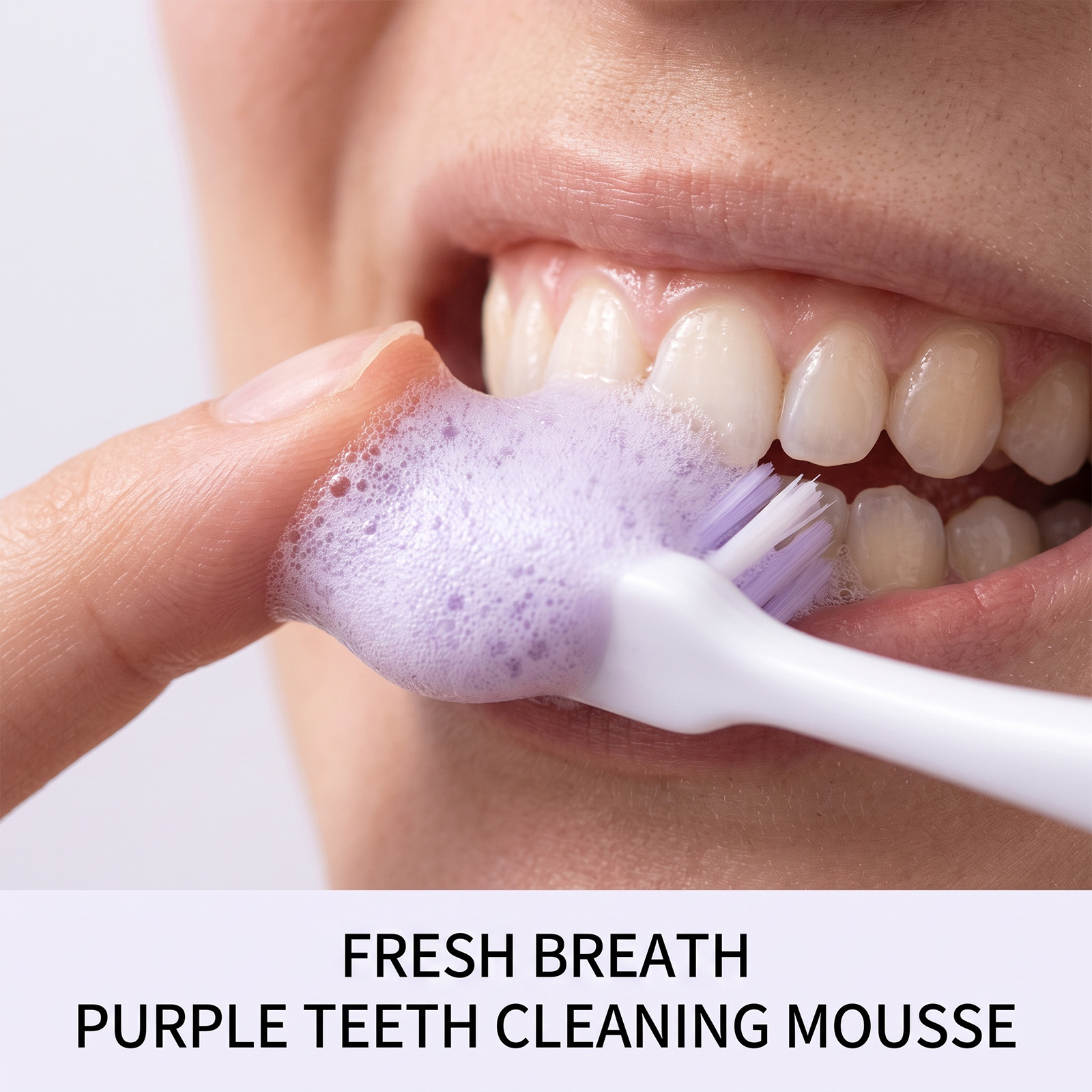 Mor Diş Macunu Köpük Mousse Na - Teeth Whitening Foam Toothpaste incelemesi ve fiyatı