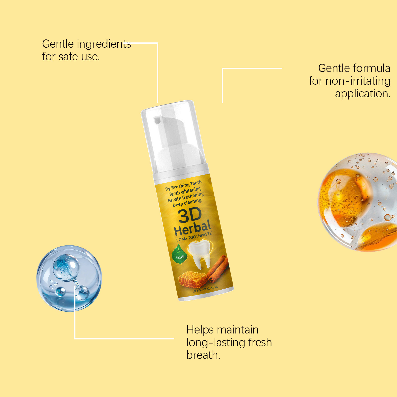 Bitkisel Diş Macunu Organik Fl - Teeth Whitening Foam Toothpaste incelemesi ve fiyatı